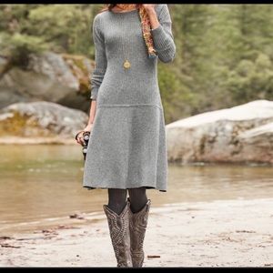 NWT Sundance Gray Wool “Tierney” Dress